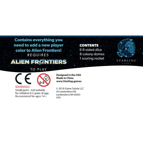 Alien Frontiers Alternate Color Player Piece Set - Image 6